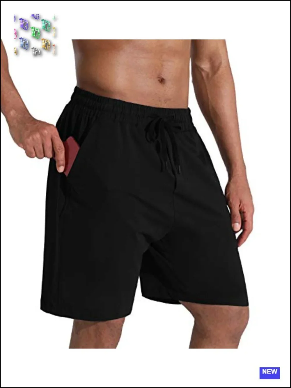 Men's Cotton Jersey SPA Shorts with Pockets for Workout Running Lounge